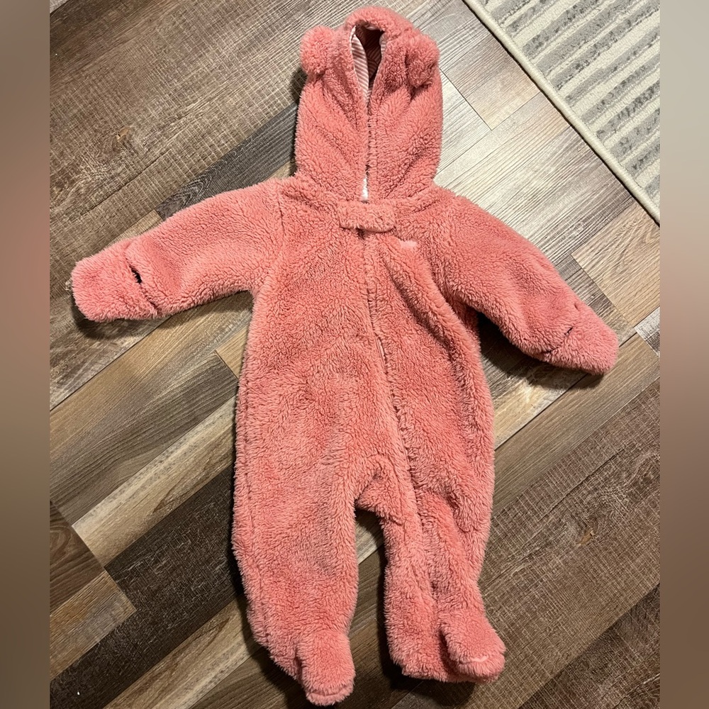 Carter's Pink Sherpa Bunting